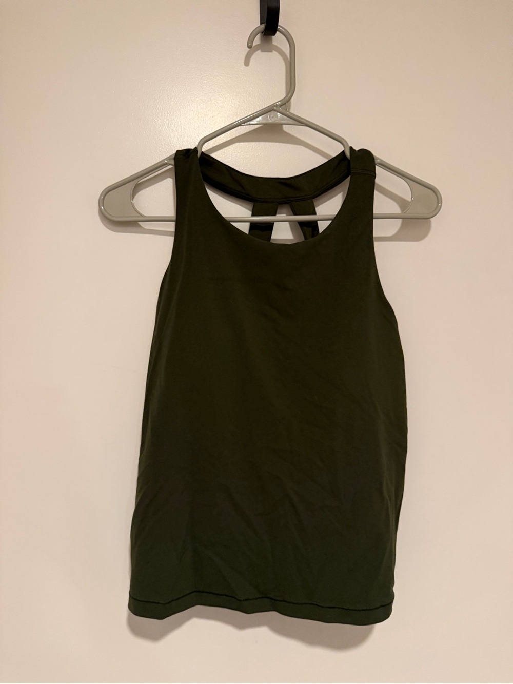 Athleta Olive Green Racerback Workout Tank
